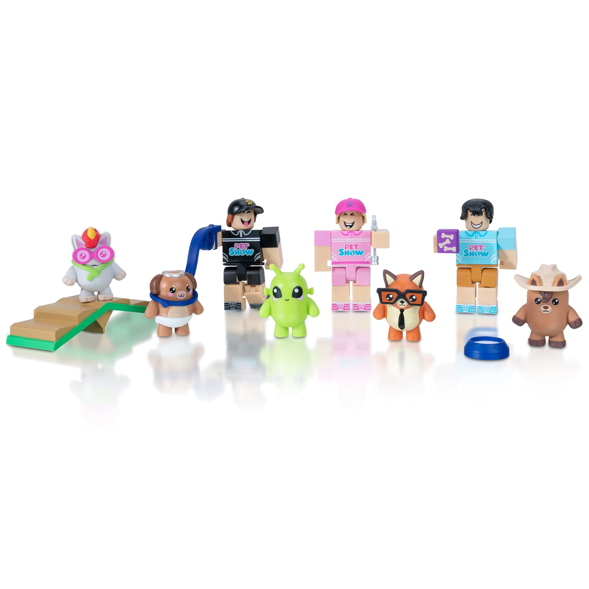 Roblox Celebrity Collection - Pet Show Three Figure Pack [Includes limited availability Virtual Item]