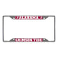 FANMATS NCAA University of Alabama Crimson Tide Chrome License Plate Frame , 6.25x12.25