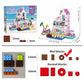 Mindbox Girls Seaside Villa Building Blocks,812Pcs Beach House Building Toys For Kids Age 8+,Mini Brick