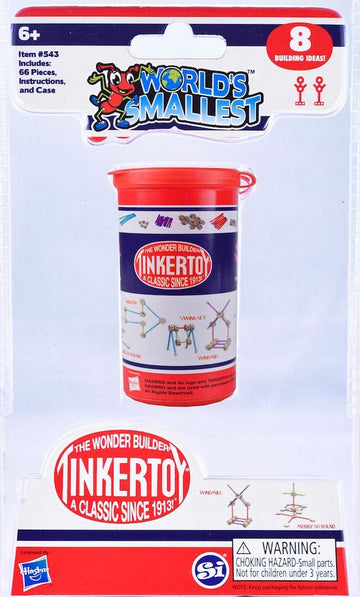 Worlds Smallest World'S Smallest Tinker Toys, Multicolor, Model:543