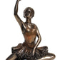 5.13 Inch Ballerina - Warming Up Cold Cast Bronzed Figurine
