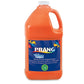 Prang Ready-To-Use Washable Tempera Paint, 1 Gallon Bottle, Orange (10602)