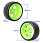 AllinRC 1/10 RC Drift Tires and Wheels 12mm Hex Hard Tyre for RC Drifting Car, Also Fit 1/12 1/14 1/16 Scale Models, Set of 4