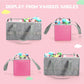 Seracle Carrying Case Travel Felt Bag Compatible With Toniebox Starter Set And Tonies Figurine (Gray+Pink)