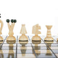 Chess And Games Shop Muba Beautiful Handcrafted Wooden Chess Set With Wooden Board And Handcrafted Chess Pieces - Gift Idea Products (12.5'' (32 Cm) Green)