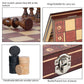 Luoyer 3-In-1 Chess Backgammon Checkers Set 11 Inch Wooden Chess Checkers Board Game With Folding Carrying Case Travel Chess Set For Adults