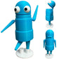 Superbe Repo 3D Printed Character Figure, R.E.P.O Horror Game Posable Articulated Collectible Model For Fans Gift (Blue)