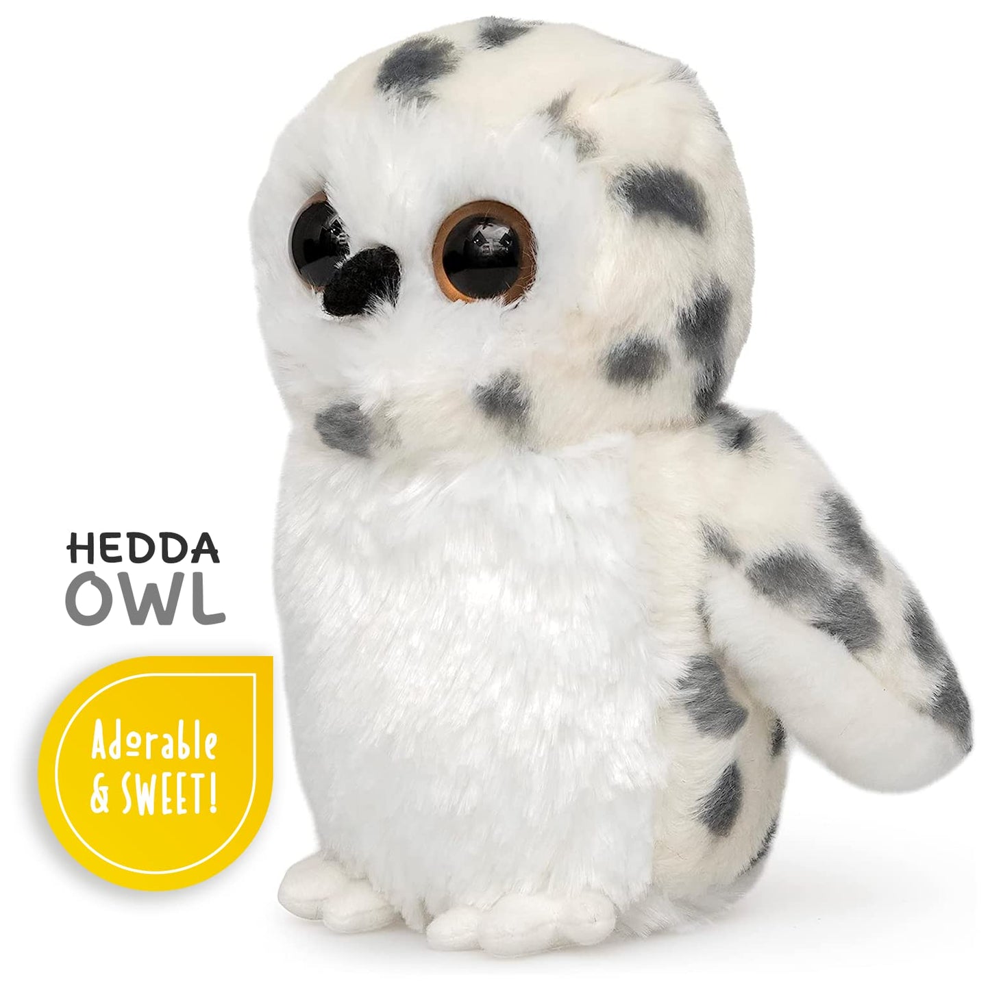 Jolitee Hedda Owl Stuffed Animal, Stuffed Owl Plush Toy (Hedda Own Book Set)