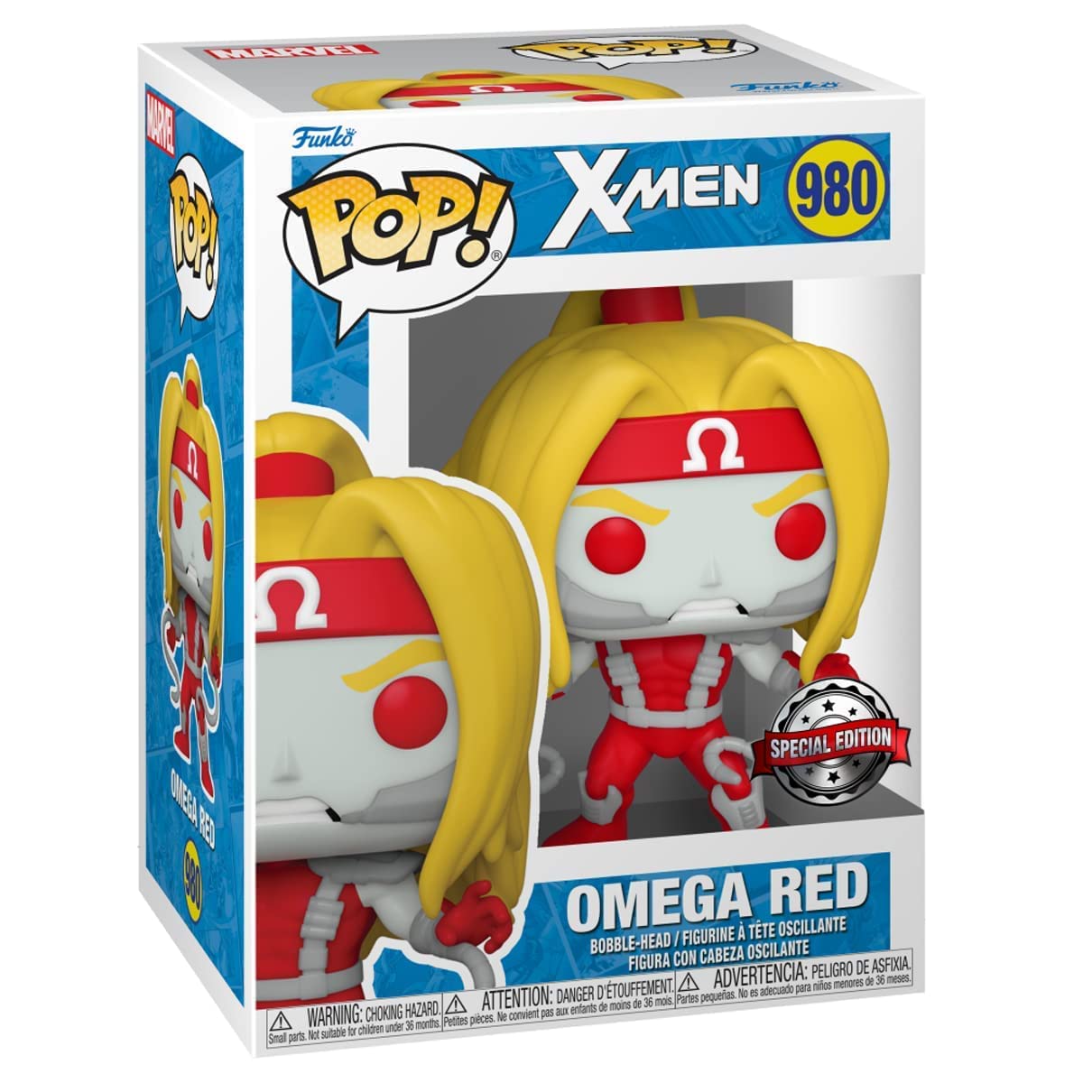Pop Marvel X-Men 3.75 Inch Action Figure limited availability - Omega Red #980