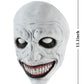 ABONDEVER Scary Halloween Mask Smiling Demon Mask Creppy Halloween Masks with White Eye Evil Devil Horror Latex Mask