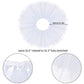 Jmkcoz Chicken 3D Animal Costume 3D White Chick Headband Bowtie Tail Tutu Set For Halloween Dress Up Christmas Cosplay Party