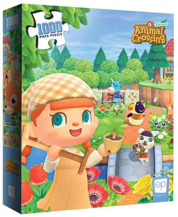 Animal Crossing “New Horizons” 1,000 Piece Jigsaw Puzzle | Officially Licensed Animal Crossing Merchandise | Collectible Puzzle Featuring Beau, Vesta, Pekow & Daisy Mae From The Nintendo Switch Game