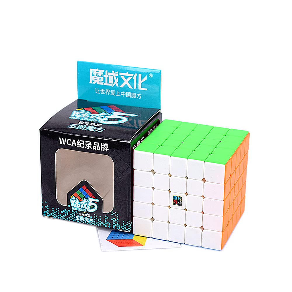 Liangcuber Moyu Meilong Speed Cube 5X5 Stickerless Meilong Puzzle Cube Education Toys Magic Cubes