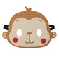 Jtnohx Felt Animal Masks, 10 Pcs Halloween Mask, Animal Costume For Birthday Party Supplies (Monkey Mask)