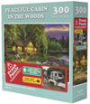 VR Distribution 300 Piece Jigsaw Puzzle - Wilder Games Peaceful Cabin in The Woods, Multicolor, Paper, Model: WILD-178