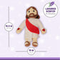 1I4 Group Warm Pals - Jesus - Cozy Lavender Scented Plush Toys - Stuffed Jesus Plush - Coolable Comfort Plushie - Christian Toys