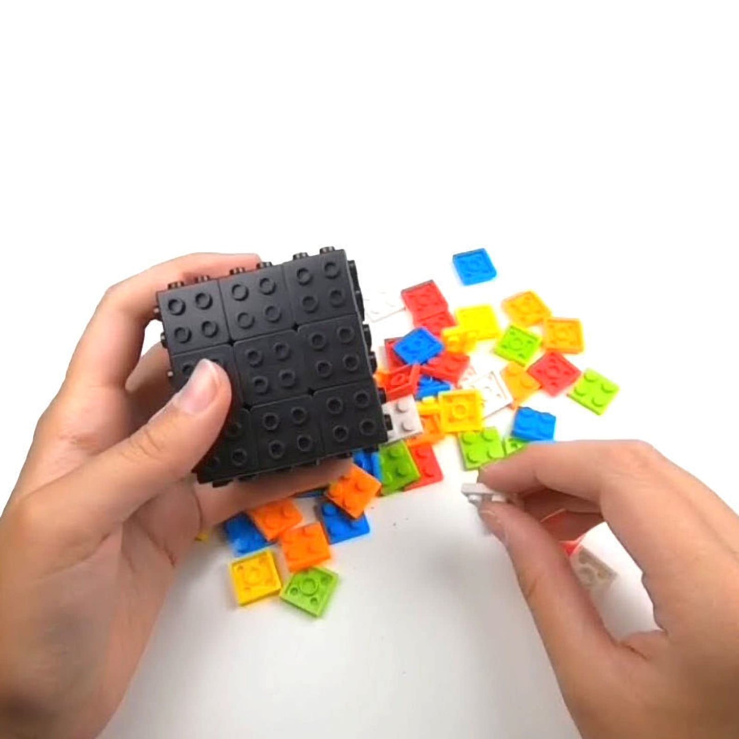 Amaza 3X3 Speed Cube Easter Basket Stuffers 3X3X3 Magic Speed Cube Puzzles Black Toys Sturdy And Smooth Speed Cube Puzzles Toy For Kids And Adults