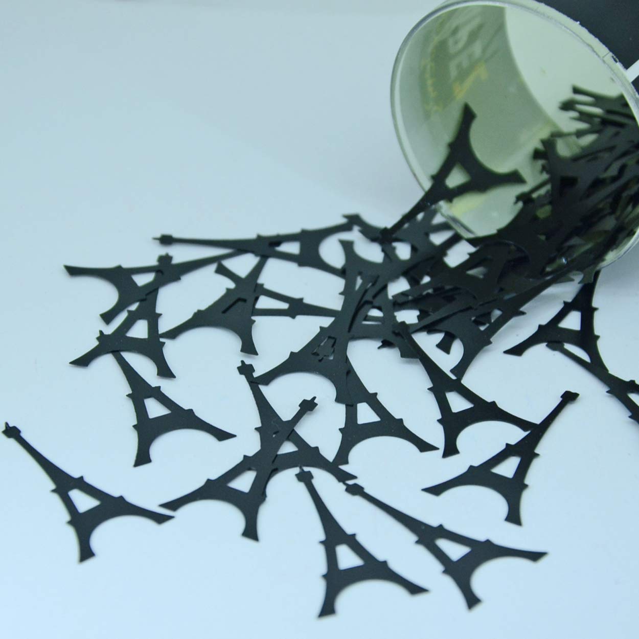 Confetti Eiffel Tower Black - 2 Half Oz Bags (1 oz) #9278 Q01