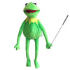 Lacroky Kermit Frog Puppet With Puppets Control Rod & 50 Pcs Kermit The Frog Puppet Stickers, Hand Kermit Puppet Soft Stuffed Plush Toy, Gift Ideas For Boys & Girls - 24 Inches
