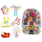 Mky Stacking Block Games For Kids Dream Colorful Activity Sticks Building Blocks Toys For Boys Girl Kids Children | 98 Pcs (Mult