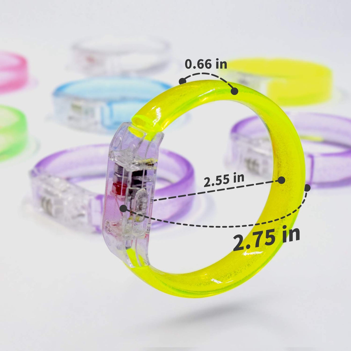 M.best 112pcs Glow Bracelets Glow in The Dark Party Supplies Bracelets Toys for Kids Birthday Halloween Christmas Party Favors