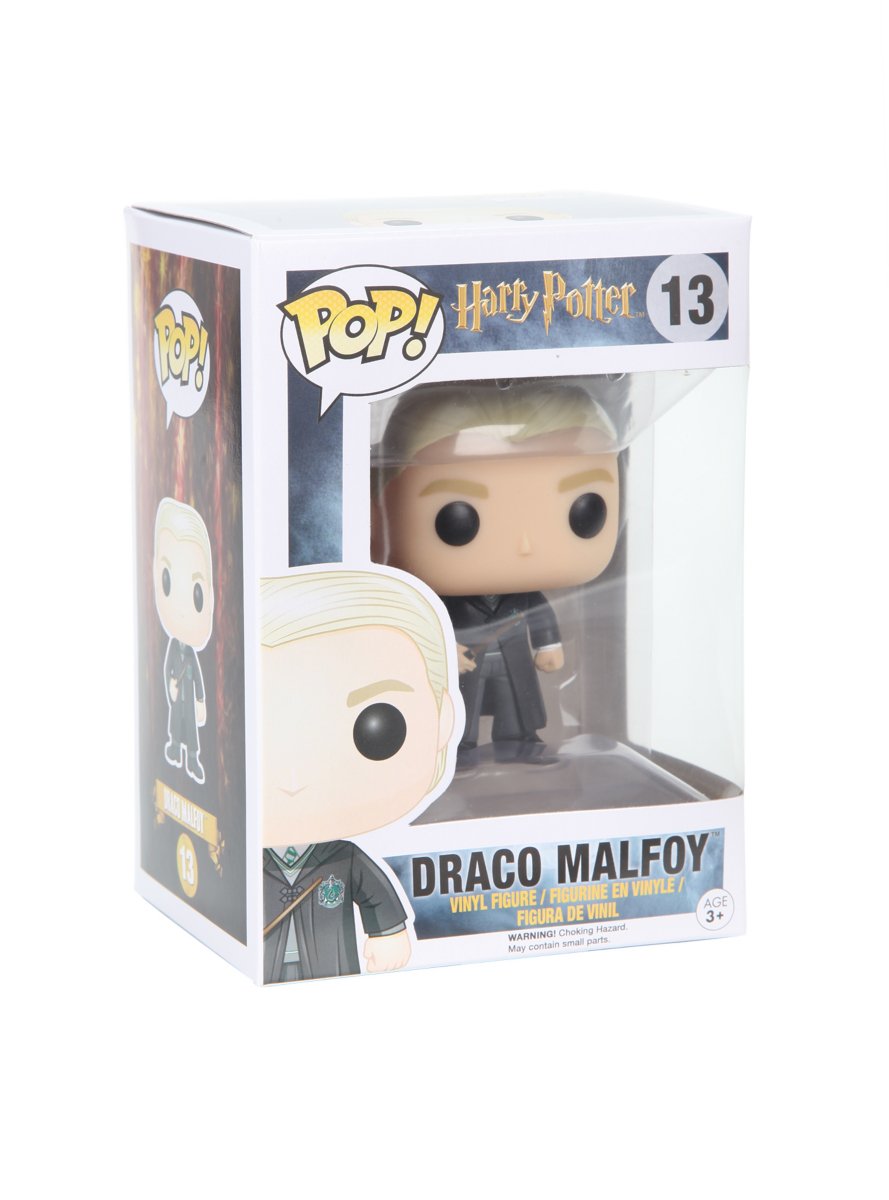 Funko POP Movies Draco Malfoy Action Figure, 3.75" Vinyl Collectible, Model 6569