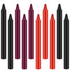 Boao 10 Pieces Low Temperature Candles Wax Low Heat Dripping Candles for Wedding Valentine Gift Decorations Supplies(Red, Black,