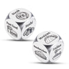 White Elephant Gifts for mature-themeds 2PCS Food Decision Dice Date Night Ideas Guy Gift for Him Her 11th Anniversary Steel Gifts Stocking Stuffers for Men Women