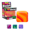 Schylling Needoh Nice Cube Swirl - Sensory Toy With A Super Solid Squish - Unique, Swirling Color Blend - Ages 3 And Up - Color