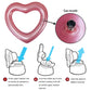 mature-themed Heart Float mature-themeds Heart Pool Floats  Water Fun Beach Party Toys for Aults Birthday Scene Layout Props.(47 in Rose Gold)