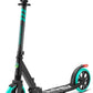 Serenelife Kick Scooter Adult Teenagers Kids- 2 Wheel Kids Scooter With Adjustable T-Bar Handlebar - Alloy Anti-Slip Deck - Portable Folding Scooters For Kids With Carrying Strap - Aqua