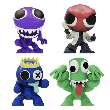 Rainbow Friends - Vintage Minifigure 4-Pack (Four 2.5'' Collectible Figures, Series 1)