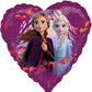 Mayflower Products 17 Anagram Frozen 2 Love Foil Balloon, Multicolor