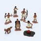 ONEST 22 Pieces Native American Figurines Indian Figurines Indians Historical Plastic Action Figures for Projects Decoration Bir