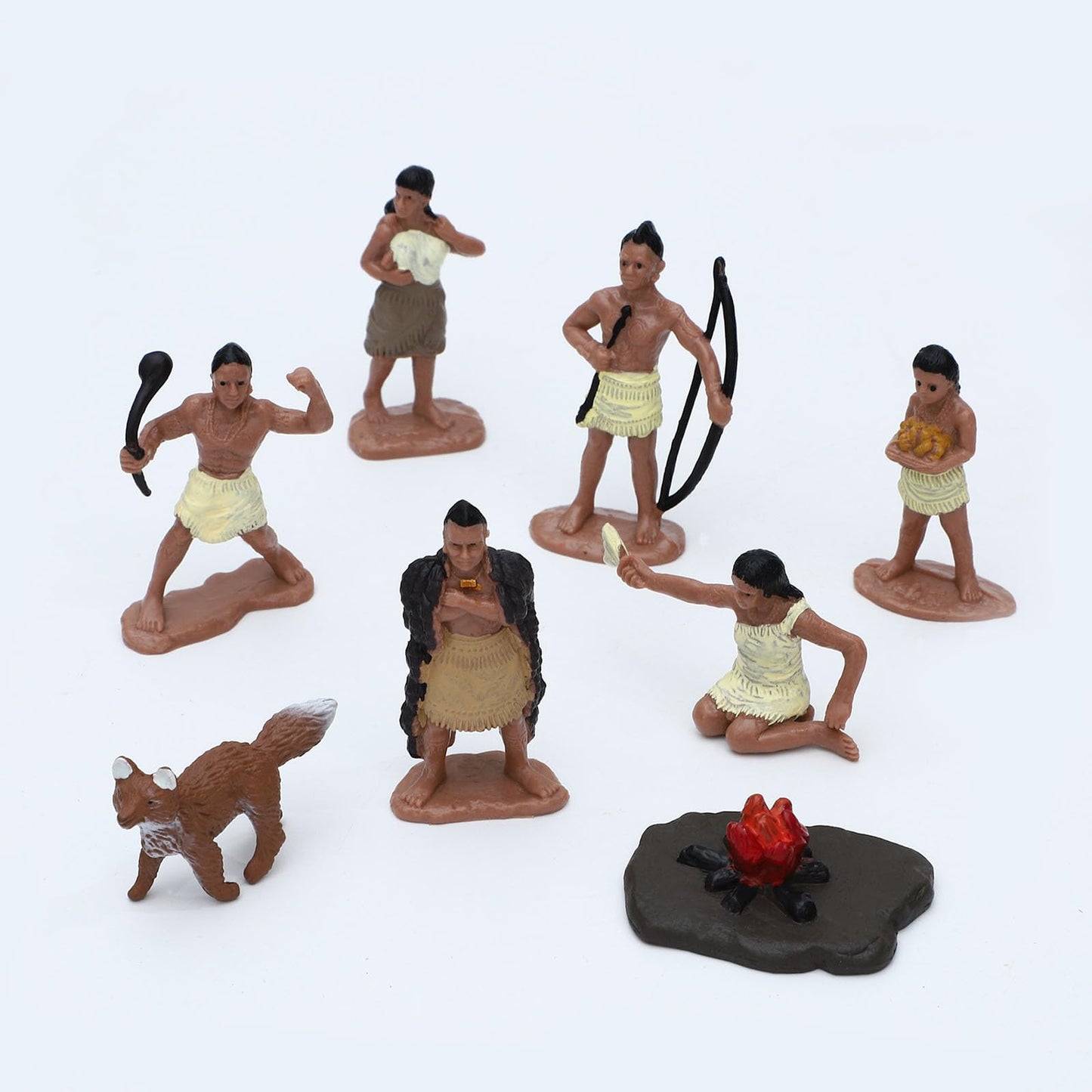 ONEST 22 Pieces Native American Figurines Indian Figurines Indians Historical Plastic Action Figures for Projects Decoration Bir