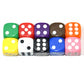 SmartDealsPro 10-Pack Opaque D6 Six Sided 16mm Dice Die for DND, MTG, RPG, Tenzi, Yahtze, Bunco, Table Borad Games, Math Teachin