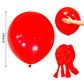 Red Balloons 18 Inch 12 Pack Large Latex Party Balloons Round Helium Balloon For Christmas Wedding Birthday Valentine'S Day Enga