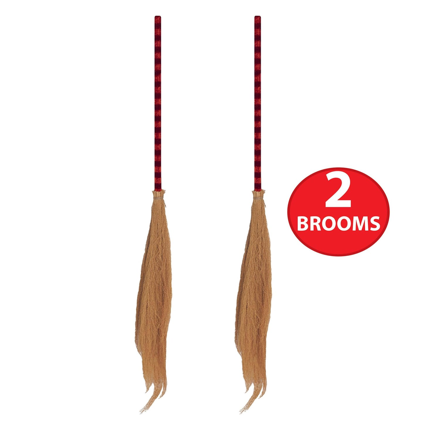 Heavy-Duty Witchs Broom Pack of 2