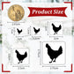 Olycraft 1200Pcs 4 Styles Gold Meal Stickers 1 Inch Food Choice Sticker Cow/Chicken/Fish/Carrot Wedding Meal Indicator Stickers