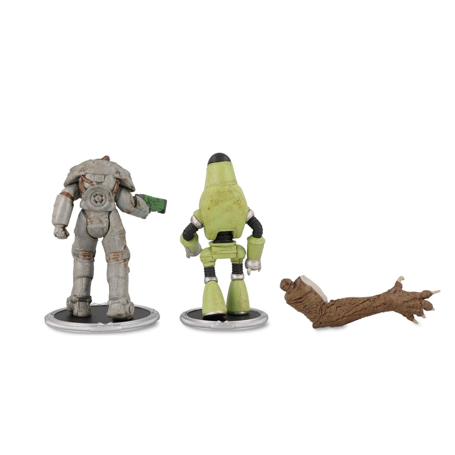 Toynk Fallout X01 Power protective covering and Protectron 3-Inch Mini Figure Set 2-Pack for mature-themeds | Includes Build-A-Figure Deathclaw Piece