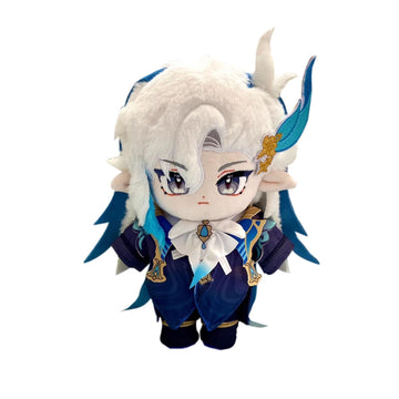 CALEMBOU Anime Plush Doll, 8 Inch Soft Stuffed Dress Up Doll with Clothes, Neuvillette Plush Collectible Cotton Doll, for Genshi