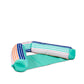 Big Joe Shaka Sling XL Pool Float - Stripe Turquoise, Quick Draining Fabric, Double-Sided Mesh, Model 20792204