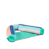Big Joe Shaka Sling XL Pool Float - Stripe Turquoise, Quick Draining Fabric, Double-Sided Mesh, Model 20792204