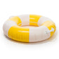 Business & Pleasure Co. Classic Pool Float - Vintage Inflatable Pool Ring For Kids - Riviera Mimosa - S/M
