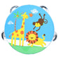 Excluzo Blue Giraffe Santa Sleigh Toy Baby Musical Toys Baby Instruments Jugetes Hand Drums For Kids Hand Tambourine Portable Ha