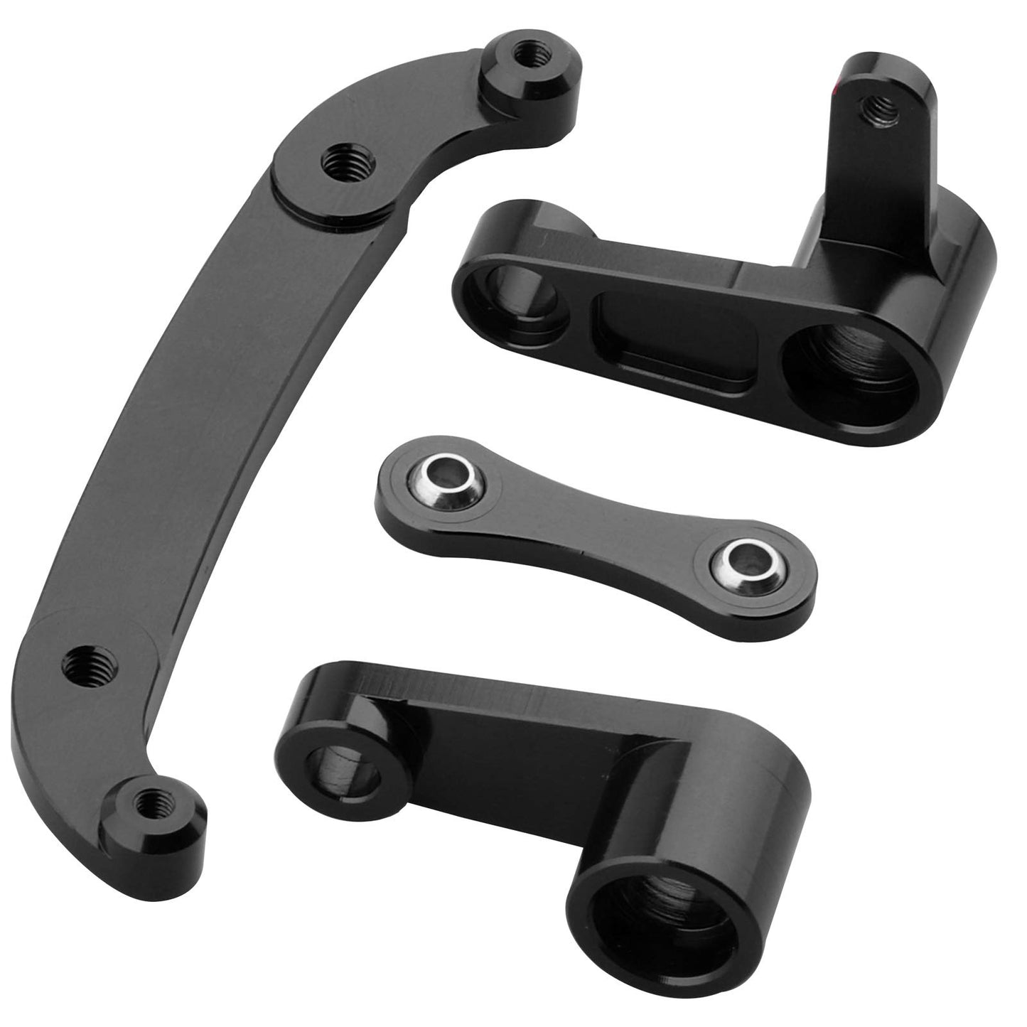 Hobbypark Aluminum Steering Parts Set (Steering Bell Crank, Ackermann Link) for Arrma 1/10 Granite 4X4,Typhon, Big Rock, Senton,