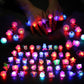 NEEW 50 Pcs LED Light Up Ring Bulk Toys, Glow in The Dark Party Supplies, Party Favors for Adults Kids Pinata Filler Goody Bag S