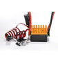 Waterproof Brushed 45A Esc With Dirtproof Switch For 1/10 Traxxas Hpi Redcat Tamiya Rc Truck, Buggy, Short Course Truck And Rock