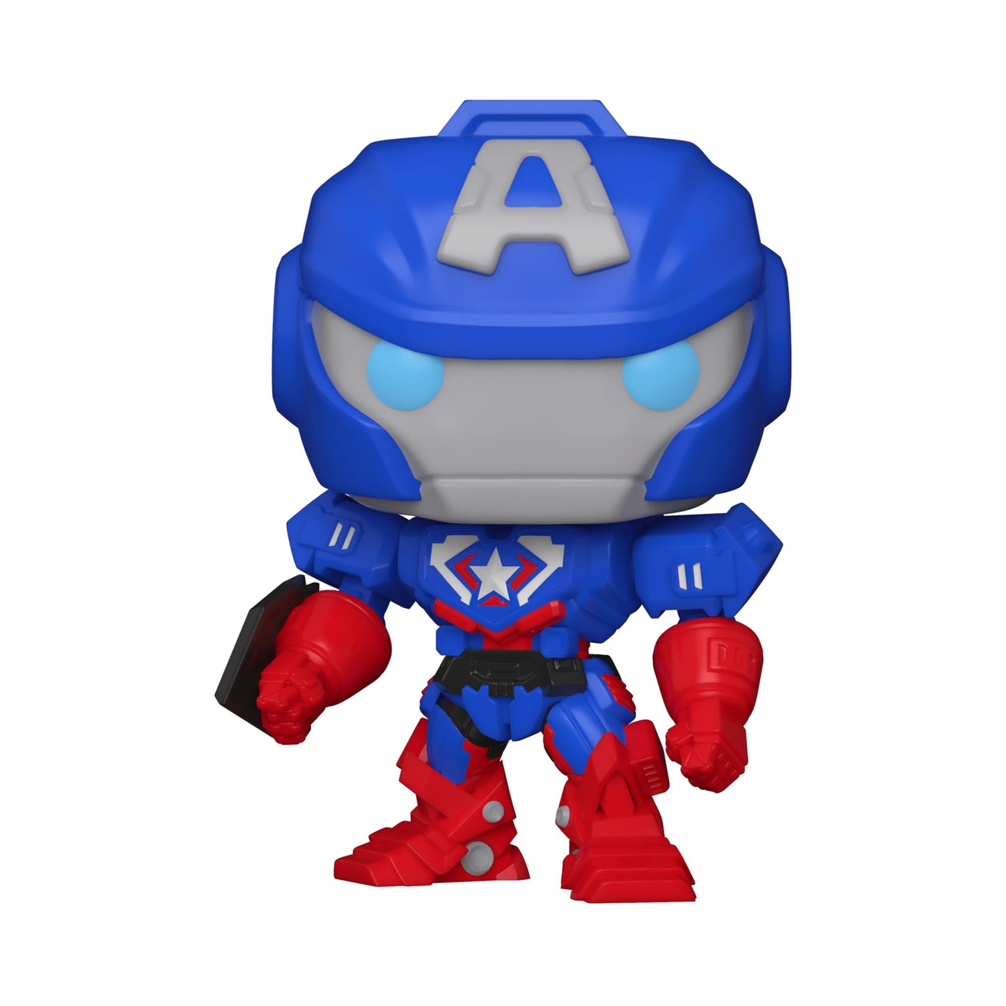 Funko Pop Pop! Marvel: Marvel Mech - Captain America Multicolor, 3.75 Inches