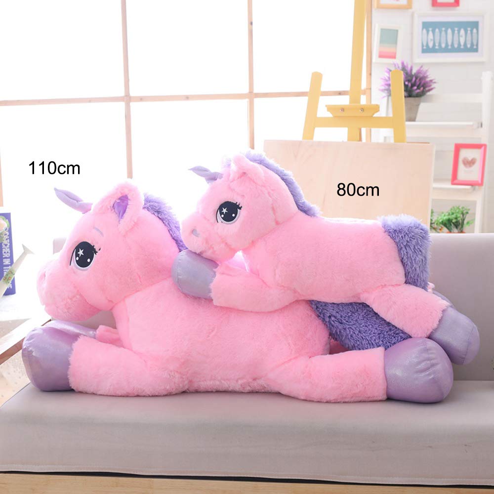Sofipal Giant Unicorn Stuffed Animal Toys,Large Pink Unicorns Plush Pillow Cushion For Birthday,Valentines,Bedroom 43'